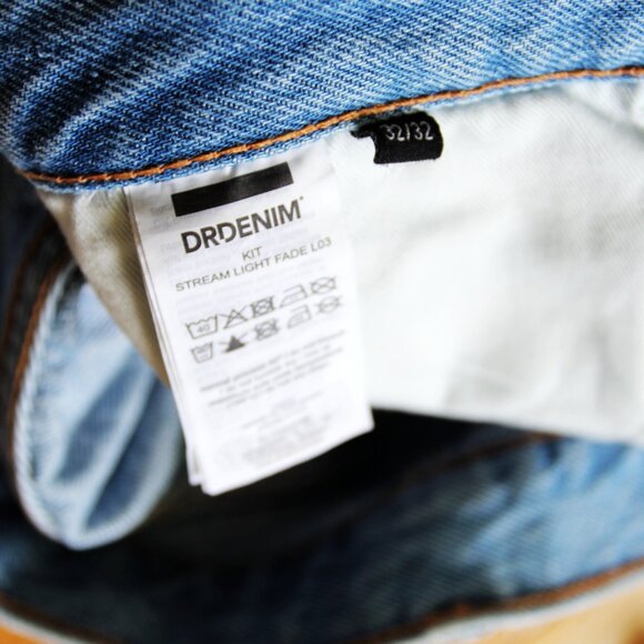 BNWT SS25 DR. DENIM KIT STREAM LIGHT FADE JEANS 32 - Picture 8 of 12